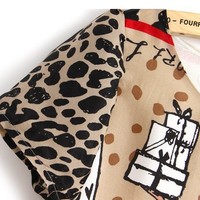 Leopard Print Mini Dress - Thumbnail 2