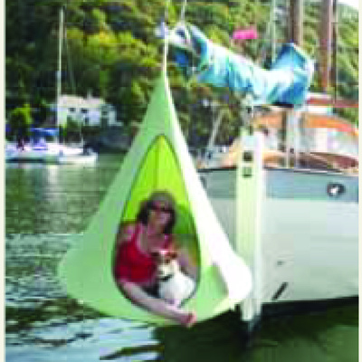 Cacoon hanging tent single size blue free shipping 