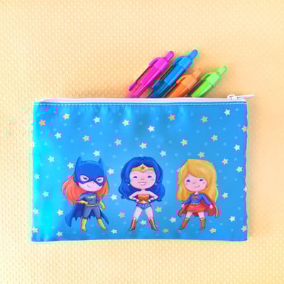 Dc girls makeup bag