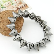 Hematite Spike Bracelet