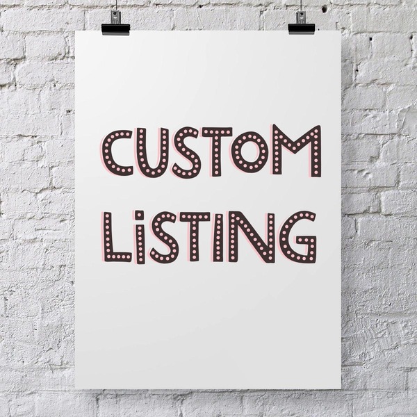 Custom listing [ original ]