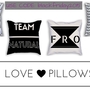 "TEAM Natural" Love My Naturals Logo Natural Hair Art Decorative Throw Pillow-4