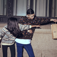 JAPANEASE RETRO STYLE ETHNIC DESIGN WOOLEN SWEATER UNISEX - Thumbnail 4