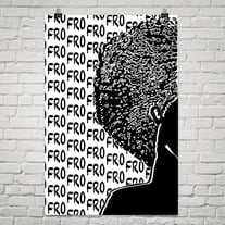 "FRO" Classic Afro -Natural Hair Art Poster Print