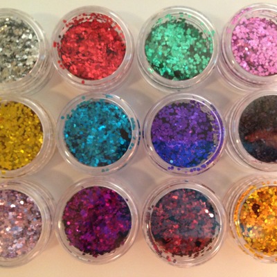 Metallic hexagon-1mm  