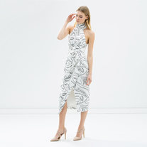 Crossing Borders Dress- Printed