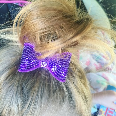 Dainty dolly sequin bows