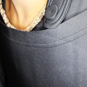 Hooded Wrap Jacket - Midnight Black - Thumbnail 2