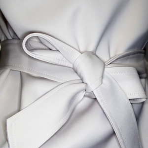 Hooded Wrap Jacket - Silky Smooth Cream - Thumbnail 3