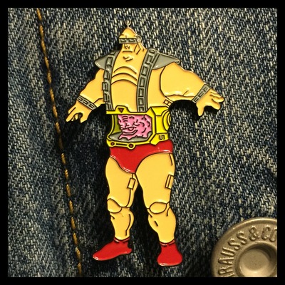 Android Body Enamel Pin 006