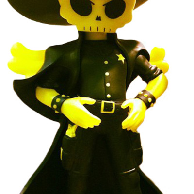 Skullslinger tuco glow-in-the-dark - by huck gee