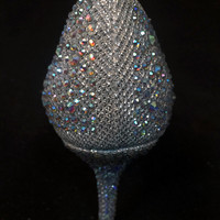 SH888 crystal slipper shoes Cinderella cosplay costume high heel BRIDE BRIDAL CRYSTAL - Thumbnail 4