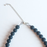 Pink Wooden Necklace NL1024K - Thumbnail 1