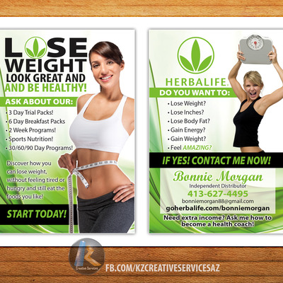 Herbalife - 4"x6" blitz cards