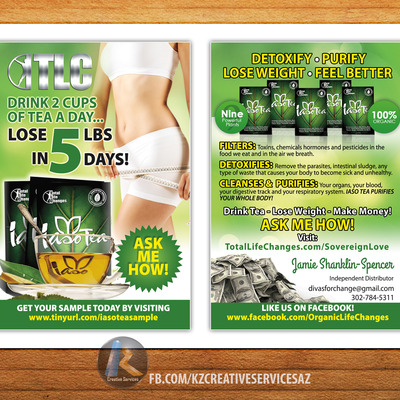 Total life fitness - 4"x6" blitz cards