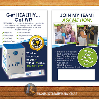 Fitteam fit - 4"x6" blitz cards