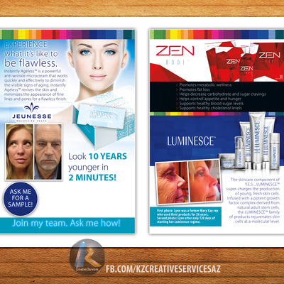 Jeunesse 2 - 4"x6" blitz cards