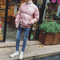 ROSE PINK BLACK JAPANESE FASHION UNISEX WINTER COAT - Thumbnail 1