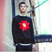 CROSS-STITCH JAPANESE FASHION WEEK CASUAL SWEATER - Thumbnail 1