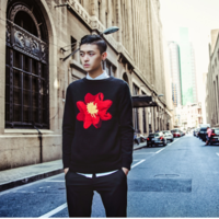 CROSS-STITCH JAPANESE FASHION WEEK CASUAL SWEATER - Thumbnail 3