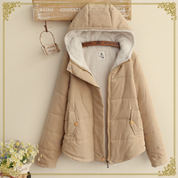 Harajuku Hooded Winter Coat - Thumbnail 1