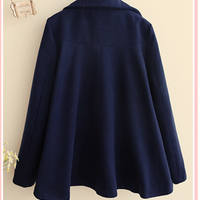 Harajuku Sweet Double-breasted Lapel Coat - Thumbnail 1