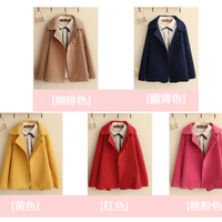 Harajuku Sweet Double-breasted Lapel Coat - Thumbnail 4