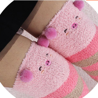 Japanese cute stripe cartoon stockings - Thumbnail 3