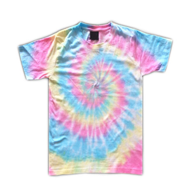 Pastel tie dye tee