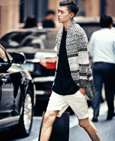 JAPANESE STREET FASHION CARDIGAN SWEATER LONG COAT B283