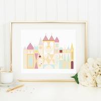 Small World Print - Pink Variation - Thumbnail 1