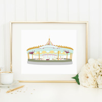 King Arthur Carousel Print - Thumbnail 1