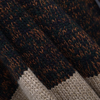 BRITISH STYLE CONTRAST COLOR TWISTED WOVEN SWEATER - Thumbnail 3