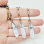 Crystal Keychain Opalite Point Key Chain-1