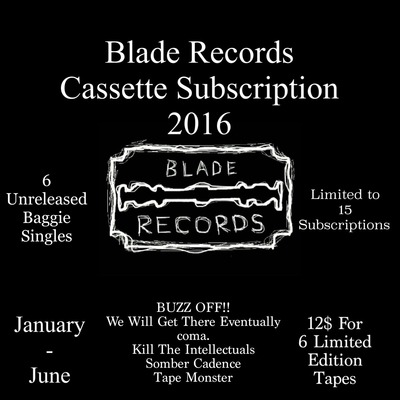 Blade records 2016 cassette subscription  - Thumbnail 1