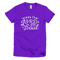 Bless the Lord - Short sleeve women's t-shirt