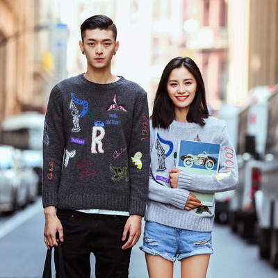 Decorative patch work japanese design unisex sweatshirt b283-m38 - Thumbnail 5