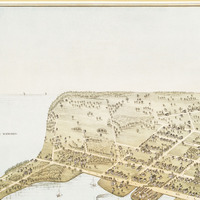 Neenah, Wisconsin in 1879- Bird's Eye View Map, Aerial, Panorama, Vintage, Antique, Reproduction, Giclée, Fine Art, Wall Art, History - Thumbnail 3