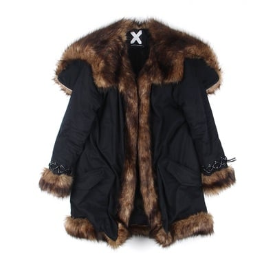 PHIM CREW X 15F MCP WOLF FUR LONG PADDED COAT