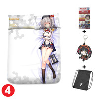 Brand New Dakimakura Anime Japan Blanket with 2pcs 40 x 68cm Pillow Covers - Thumbnail 4