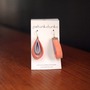 Coral Double Loop Earrings - Thumbnail 1