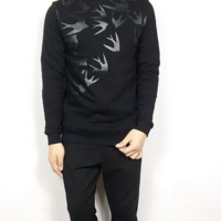 SWALLOWS EMBROIDERED SWEATSHIRT JAPANESE STYLE R032 - Thumbnail 2