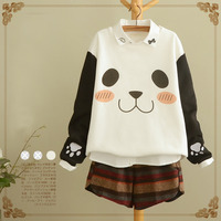 Cute Panda Fleece Sweater - Thumbnail 1