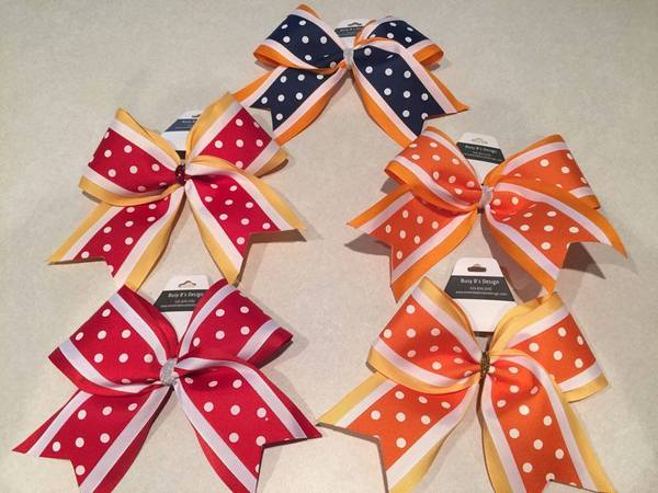 School Spirit Cheer Bows