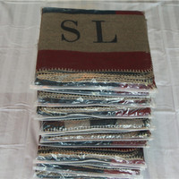 Cashmere Wool Monogramed Poncho - Thumbnail 2