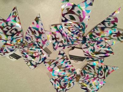 Rainbow Cheetcha Cheer Bow