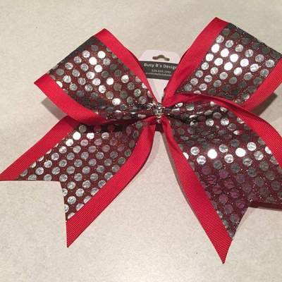 Red and black bling stripe