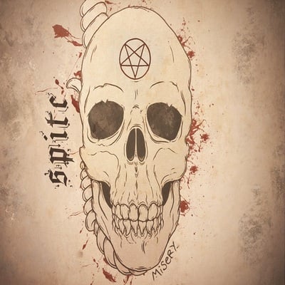 Spite - misery ep (sleeve)