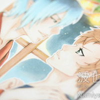 ACEO Print Xmas In The Mood Yaoi Scene Boys Love Romance Art Print - Thumbnail 3