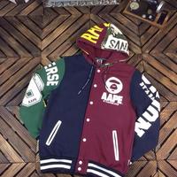 UNIVERSE BATHING 93 RETRO CARDIGAN MULTICOLORED HOODIE SWEATER JACKET - Thumbnail 2